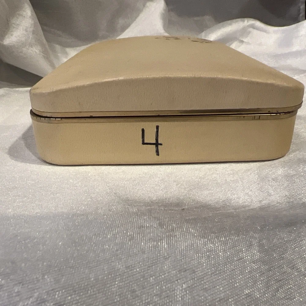 Farrington Vintage‎ Clamshell Jewelry Case 60s Travel USA Classic Vanity 7